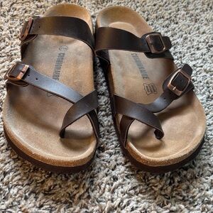 Cushionaire Brown Sandals